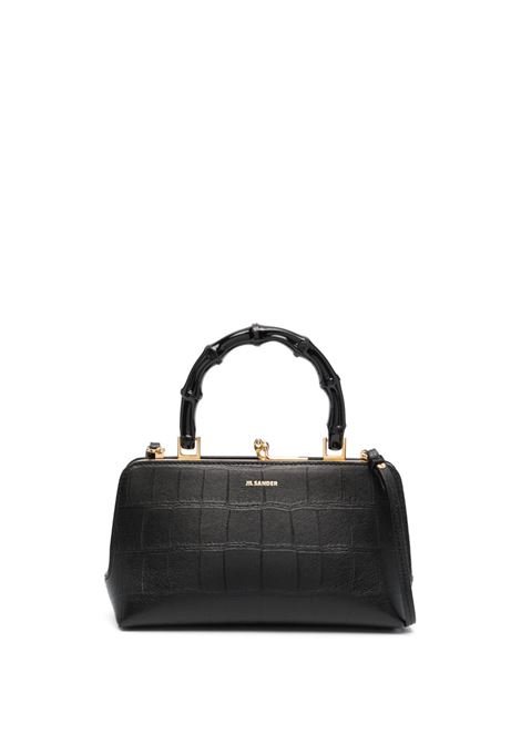 Borsa a mano goji mini bamboo in nero Jil sander - donna